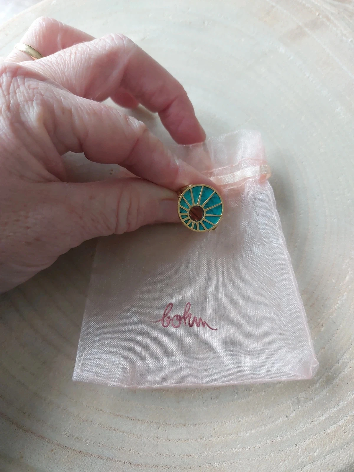 Jolie bague ajustable Bohm neuve 🦋